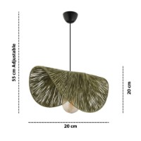 Lustră Opviq Taco Green Black imaginea #3 — magazin online Desire.md