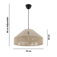 Люстра Opviq Tartan Ecru Black фото №3 — интернет-магазин Desire.md