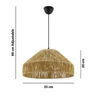 Lustră Opviq Tartan Camel Black imaginea #3 — magazin online Desire.md