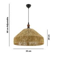 Lustră Opviq Tartan W Camel Brown imaginea #3 — magazin online Desire.md