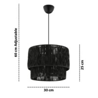 Lustră Opviq Vnoreny Black imaginea #3 — magazin online Desire.md