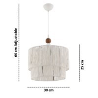 Люстра Opviq Vnoreny W White Brown фото №3 — интернет-магазин Desire.md