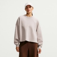 Hanorac damă Nike Nike 24.7 Impossibly Soft Dri-Fit Cream II/College Grey, s.XL