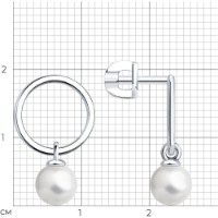 Cercei SOLOVOV JEWELRY 94-122-02350-1 1,78g imaginea #5 — magazin online Desire.md