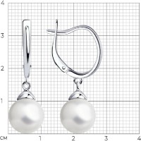 Cercei SOLOVOV JEWELRY 94-121-01181-1 3,57g imaginea #2 — magazin online Desire.md