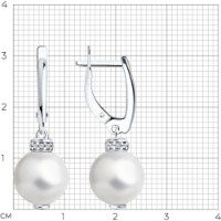 Cercei SOLOVOV JEWELRY 94-121-00092-1 4,8g imaginea #5 — magazin online Desire.md