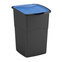 Coș de gunoi Curver Koral 47L Black/Blue (263969)