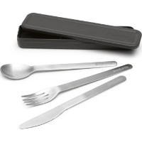 Походные столовые приборы Brabantia Make&Take 3pcs Dark Grey фото №2 — интернет-магазин Desire.md