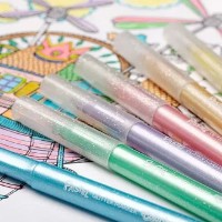 Set carioci Colorino Pastel Glitter 6pcs (82565PTR) imaginea #2 — magazin online Desire.md