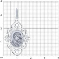 Pandantiv SOLOVOV JEWELRY 94100258 1,03g imaginea #2 — magazin online Desire.md