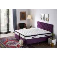 Saltea ortopedica Hanah Home Purple 150x200 cm Double Size Padded Soft Mattress