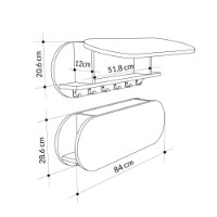 Cuier Hanah Home Kroma Hanger White imaginea #9 — magazin online Desire.md