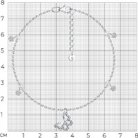 Brățară SOLOVOV JEWELRY 94051500 s.25 3g imaginea #4 — magazin online Desire.md