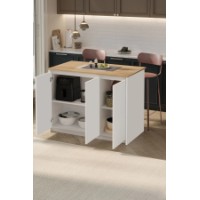 Обеденный стол Bofigo 34-18-41 Sapphire Oak/White