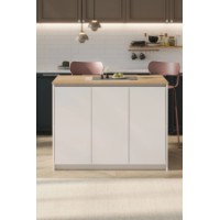 Обеденный стол Bofigo 34-18-41 Sapphire Oak/White фото №4 — интернет-магазин Desire.md