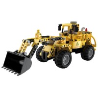 Set de construcție CaDa Wheel Loader&Wheel Bulldozer (C65004W)