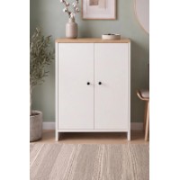 Обувница Bofigo 18-16-41 Sapphire Oak/White фото №5 — интернет-магазин Desire.md