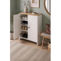 Обувница Bofigo 18-16-41 Sapphire Oak/White фото №7 — интернет-магазин Desire.md