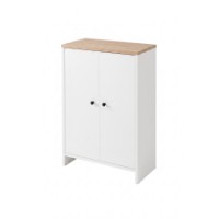 Обувница Bofigo 18-16-41 Sapphire Oak/White фото №3 — интернет-магазин Desire.md