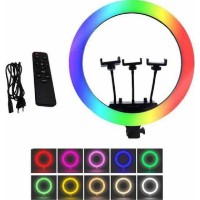 Lampă inelară Profi Nails  MJ-36 RGB Soft Riny Ligt LED