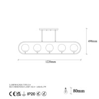 Lustră Opviq Jewel 10626 imaginea #7 — magazin online Desire.md