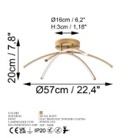 Lustră Opviq Ledbanana 13686 imaginea #9 — magazin online Desire.md