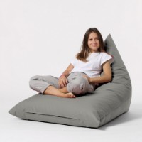 Fotoliu puf Atelier Del Sofa Pyramid Big Bed Pouf Fume