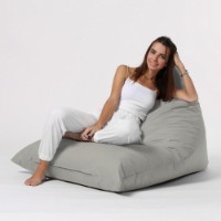 Кресло-мешок Atelier Del Sofa Pyramid Big Bed Pouf Fume фото №2 — интернет-магазин Desire.md