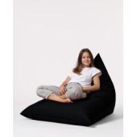 Fotoliu puf Atelier Del Sofa Pyramid Big Bed Pouf Black imaginea #3 — magazin online Desire.md