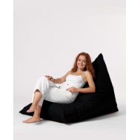 Fotoliu puf Atelier Del Sofa Pyramid Big Bed Pouf Black imaginea #7 — magazin online Desire.md