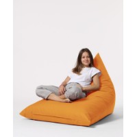 Fotoliu fără carcasă Atelier Del Sofa Pyramid Big Bed Pouf Orange