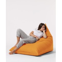 Fotoliu fără carcasă Atelier Del Sofa Pyramid Big Bed Pouf Orange imaginea #2 — magazin online Desire.md