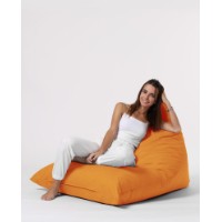 Fotoliu fără carcasă Atelier Del Sofa Pyramid Big Bed Pouf Orange imaginea #4 — magazin online Desire.md