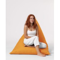 Fotoliu fără carcasă Atelier Del Sofa Pyramid Big Bed Pouf Orange imaginea #9 — magazin online Desire.md