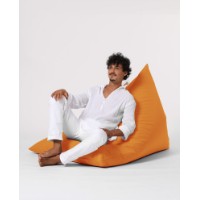 Fotoliu fără carcasă Atelier Del Sofa Pyramid Big Bed Pouf Orange imaginea #10 — magazin online Desire.md