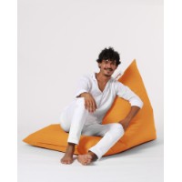 Fotoliu fără carcasă Atelier Del Sofa Pyramid Big Bed Pouf Orange imaginea #11 — magazin online Desire.md