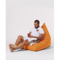Fotoliu fără carcasă Atelier Del Sofa Pyramid Big Bed Pouf Orange imaginea #13 — magazin online Desire.md