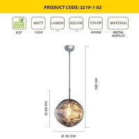 Люстра Opviq L1255 Chrome фото №3 — интернет-магазин Desire.md