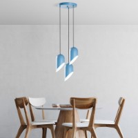 Lustră Opviq Kesik 6176 3 Light Blue