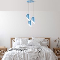 Lustră Opviq Kesik 6176 3 Light Blue imaginea #2 — magazin online Desire.md