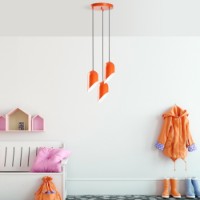 Люстра Opviq Kesik 6176 3 Orange фото №2 — интернет-магазин Desire.md