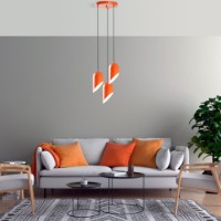 Люстра Opviq Kesik 6176 3 Orange фото №3 — интернет-магазин Desire.md