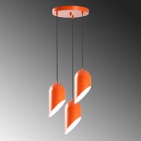 Люстра Opviq Kesik 6176 3 Orange фото №6 — интернет-магазин Desire.md