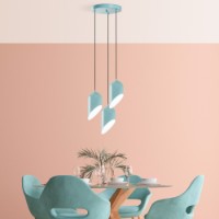 Lustră Opviq Kesik 6176 3 Turquoise