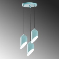 Lustră Opviq Kesik 6176 3 Turquoise imaginea #6 — magazin online Desire.md