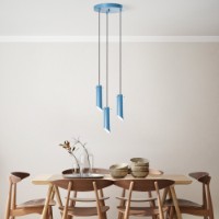 Lustră Opviq Kesik 6916 Light Blue