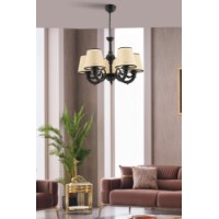 Lustră Opviq Fiona Coral Black Cream