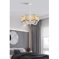 Lustră Opviq Fiona Coral Black White Cream
