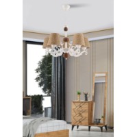 Lustră Opviq Fiona Hazeran White Natural