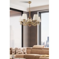 Люстра Opviq Fiona Wood White Gold Brown